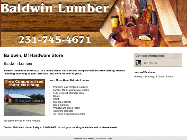 www.baldwinlumber.net