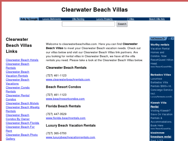 www.clearwaterbeachvillas.com