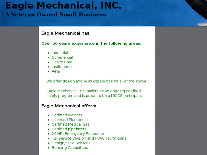 www.eaglemechanicalinc.net