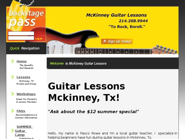 www.mckinneyguitarlessons.com