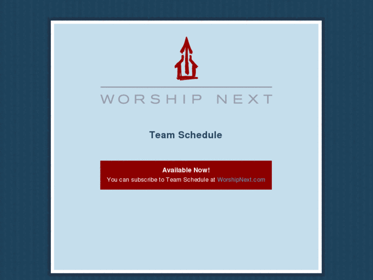 www.teamschedule.org