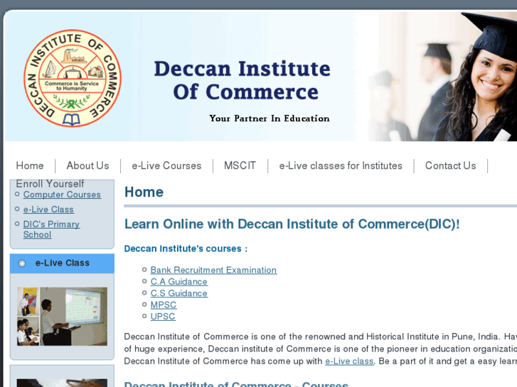 www.deccaninstituteofcommerce.com