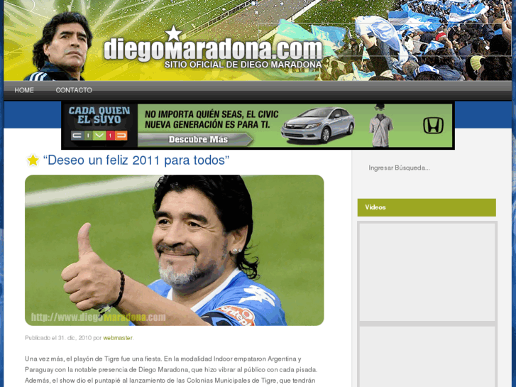 www.diegomaradona.com