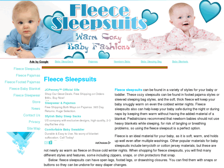 www.fleecesleepsuits.com