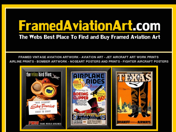 www.framedaviationart.com