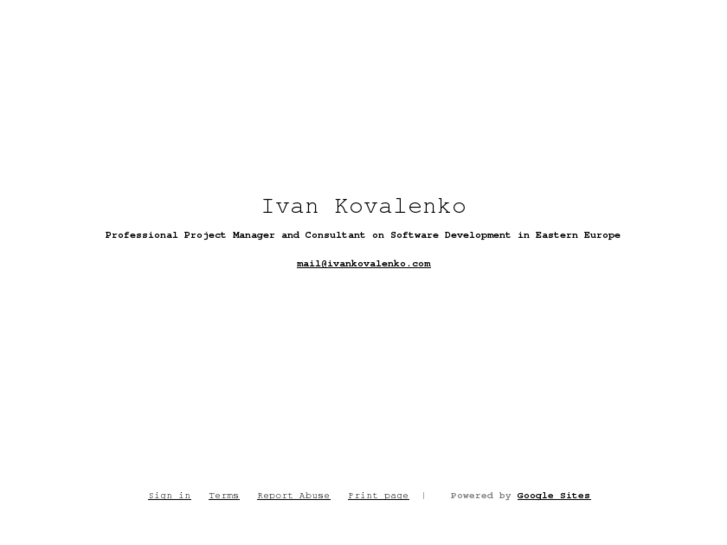 www.ivankovalenko.com