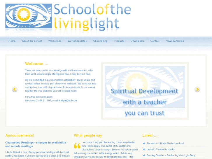 www.schoolofthelivinglight.com