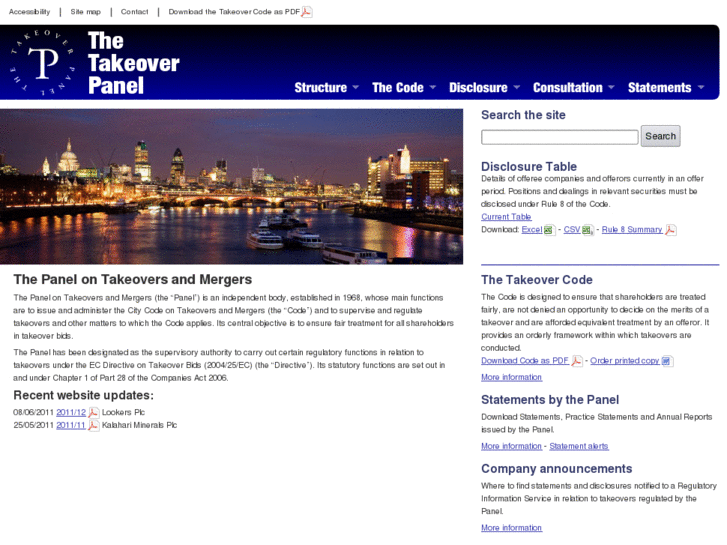 www.thetakeoverpanel.net