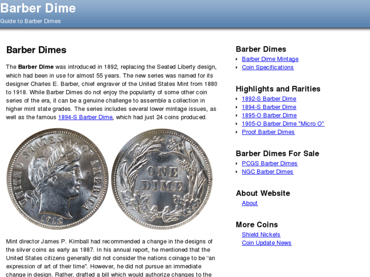 www.barberdimecoins.com