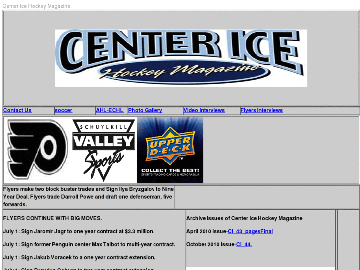 www.centericehockeymagazine.com