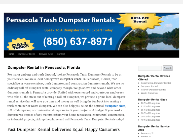 www.dumpsterrentalpensacola.com