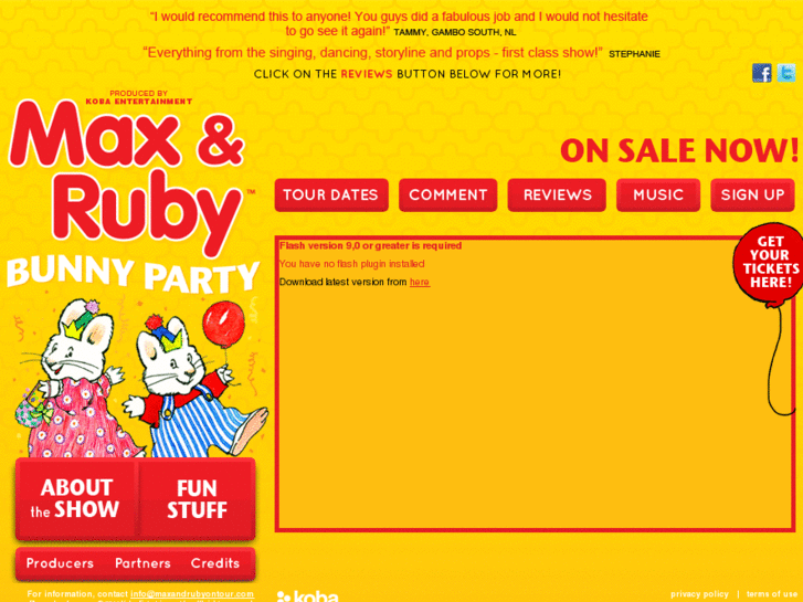 www.maxandrubyontour.com