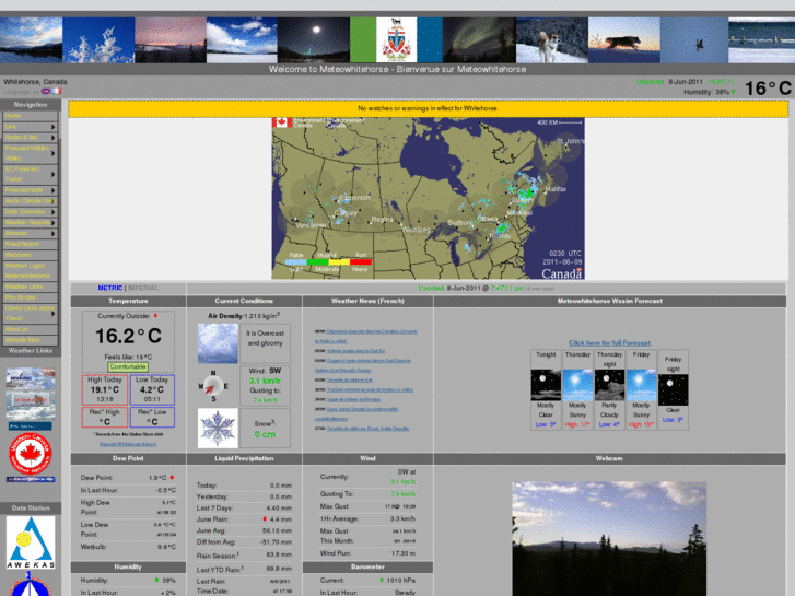 www.meteowhitehorse.ca