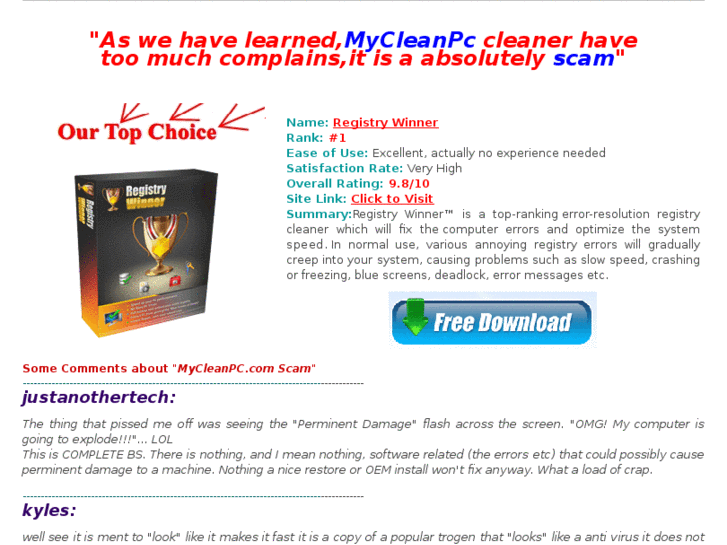 www.mycleanpcscam.com