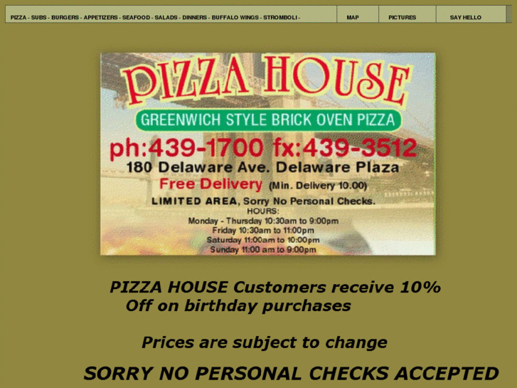 www.pizzahousedelmar.com