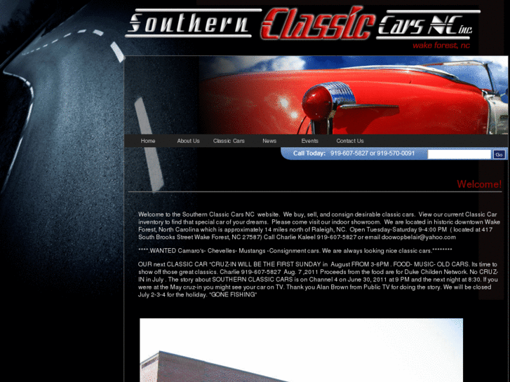 www.southernclassiccarsnc.com