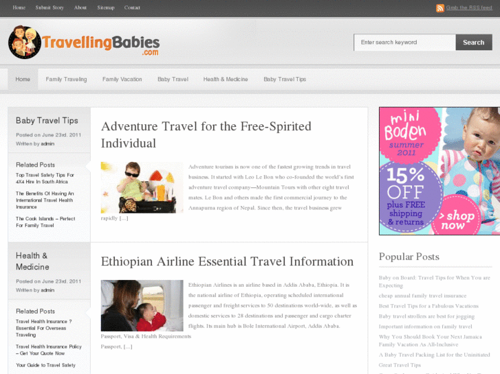 www.travellingbabies.com