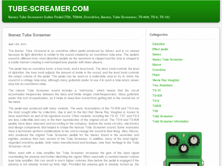 www.tube-screamer.com