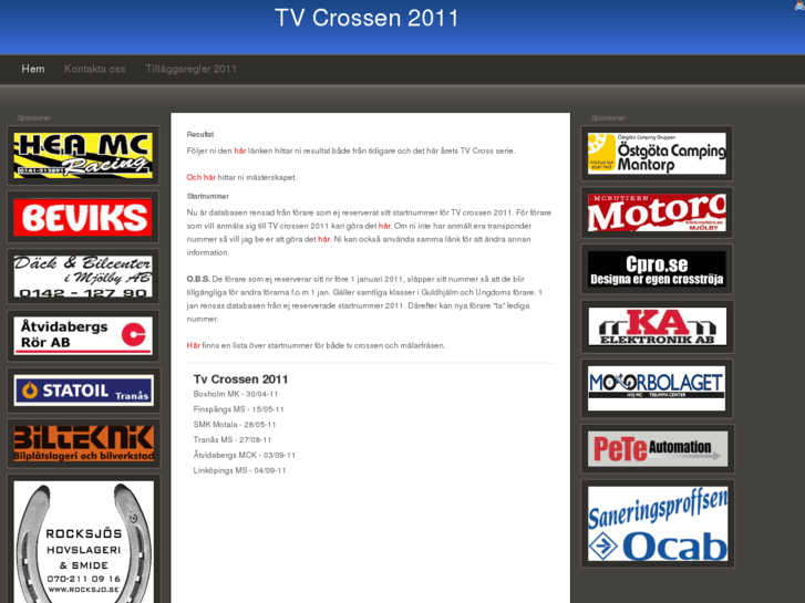 www.tvcrossen.nu