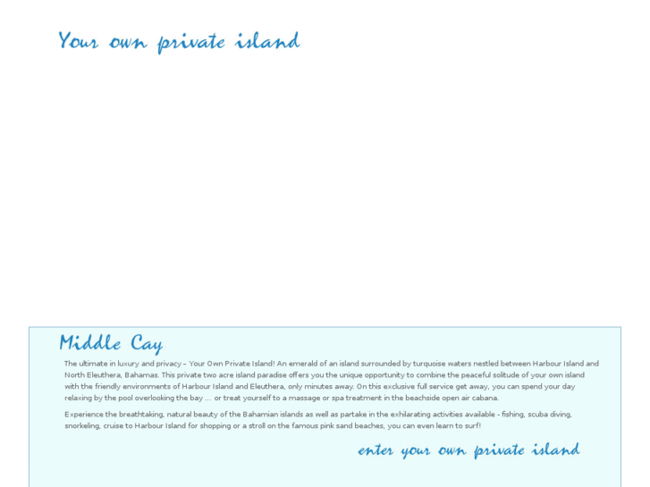 www.yourownprivateisland.com