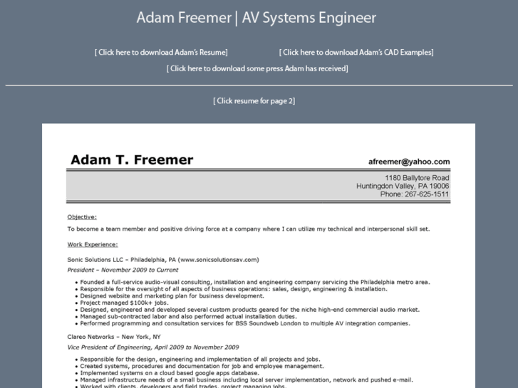 www.adamfreemer.net