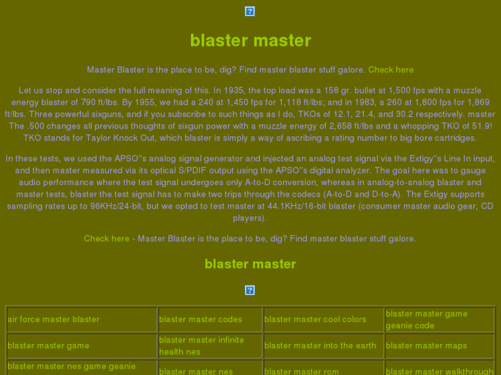 www.blaster-master.net