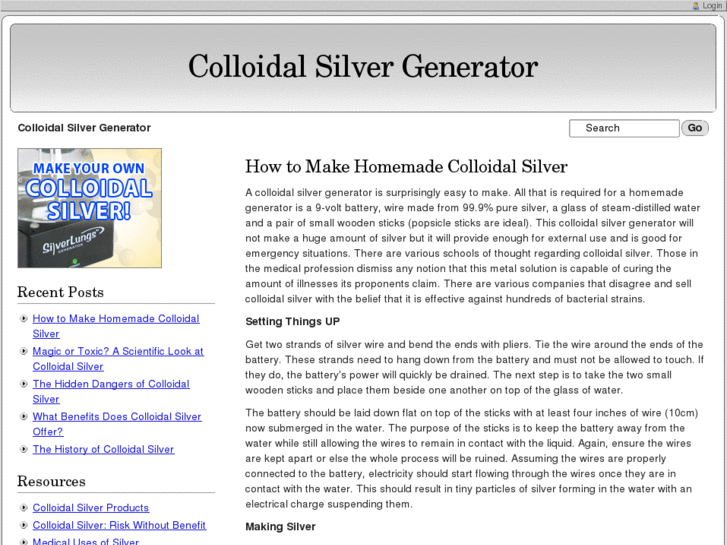 www.buycolloidalsilvergenerator.org