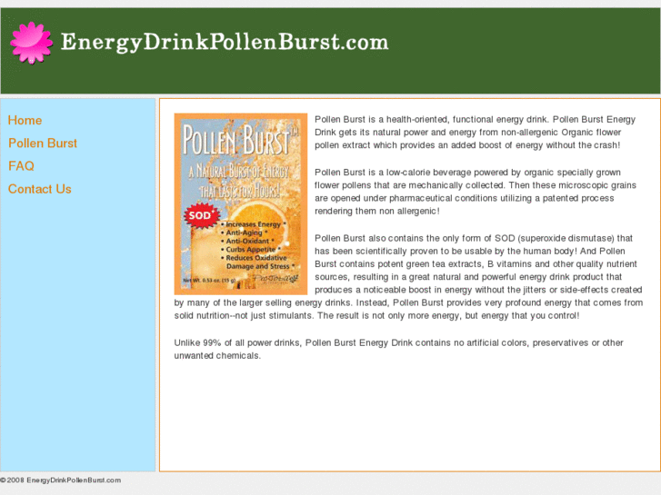 www.energydrinkpollenburst.com