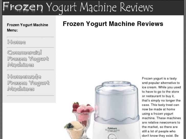 www.frozenyogurtmachinereviews.com