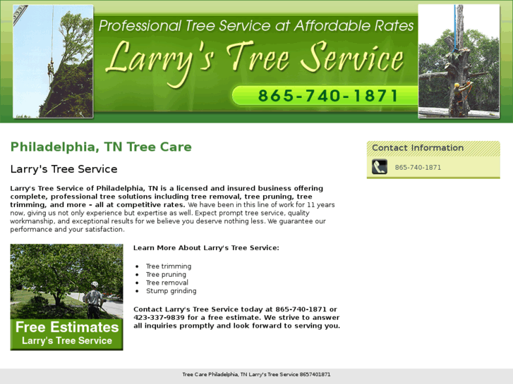 www.larrystreeservicetn.com