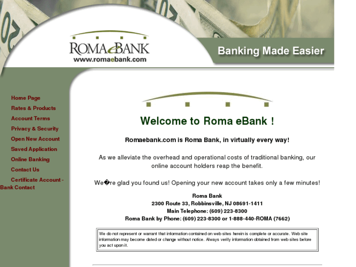 www.romaebank.com