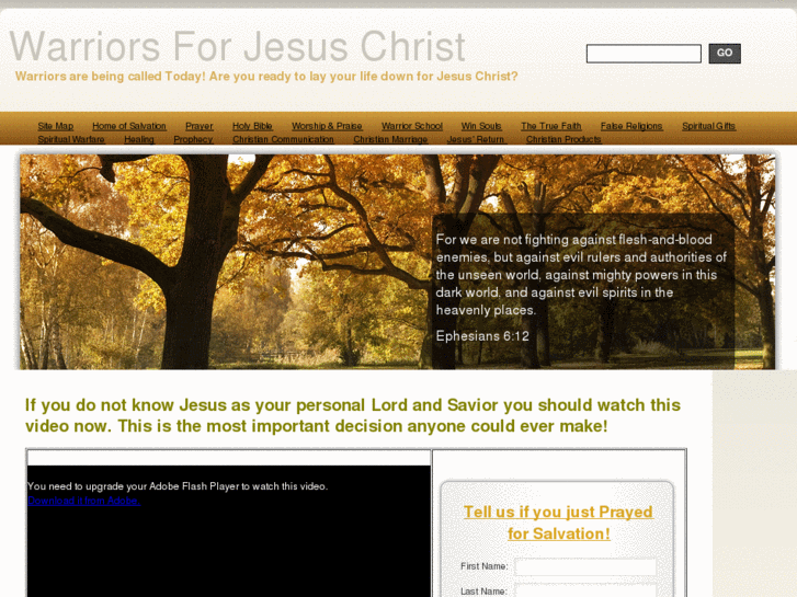 www.warriorsforjesuschrist.com