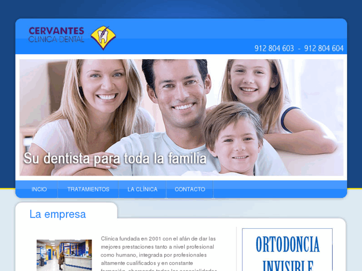 www.cervantesclinicadental.es