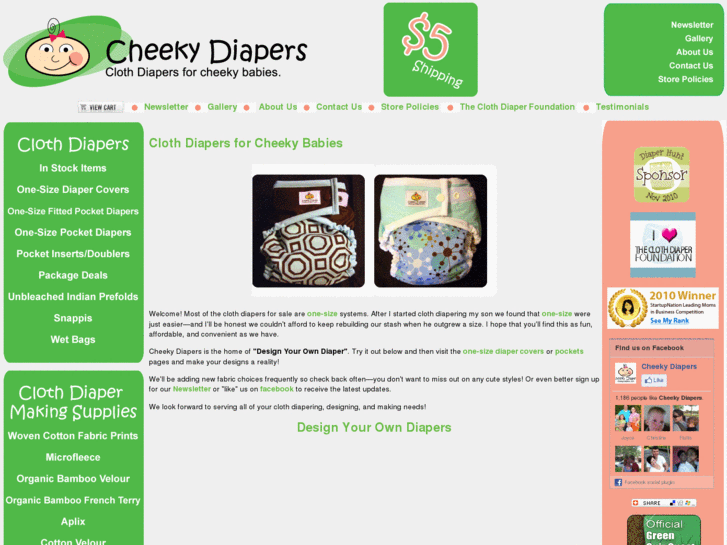 www.cheekydiapers.com