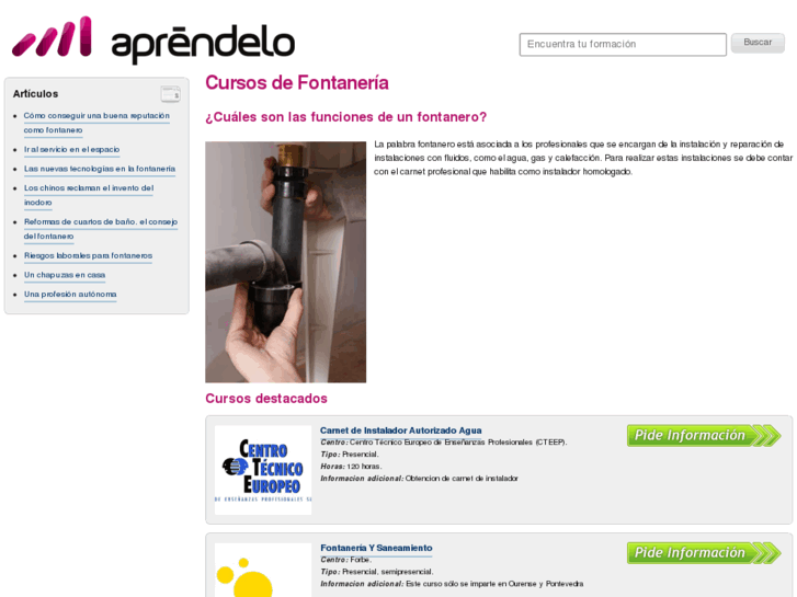 www.cursosdefontaneria.com