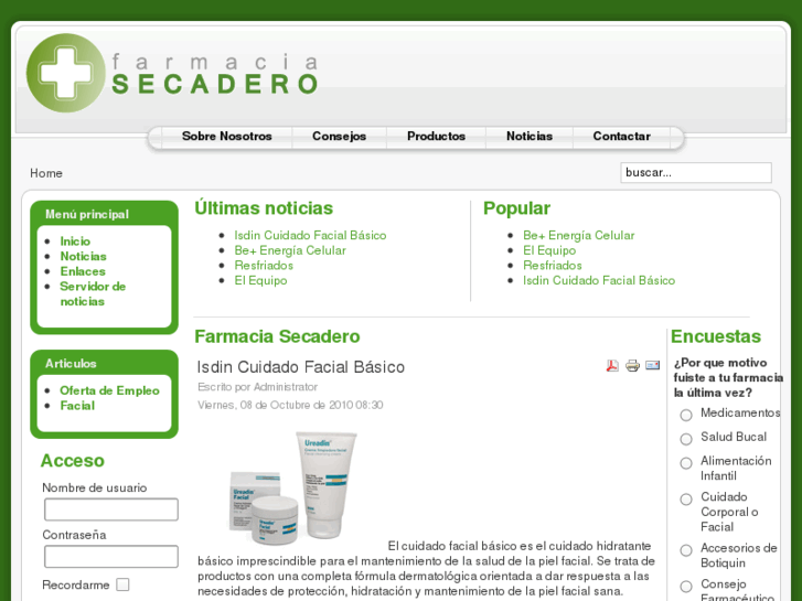 www.farmaciasecadero.com