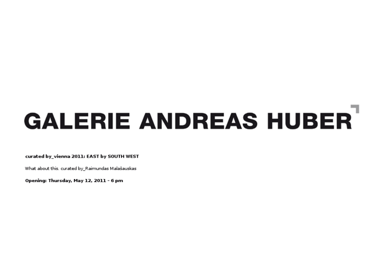 www.galerieandreashuber.at