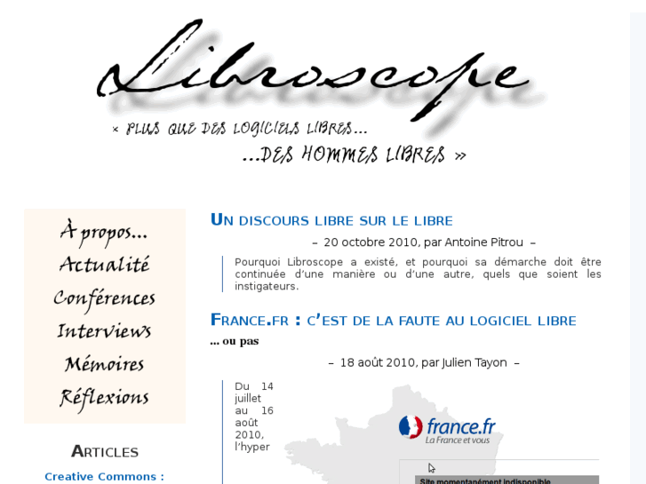 www.libroscope.org