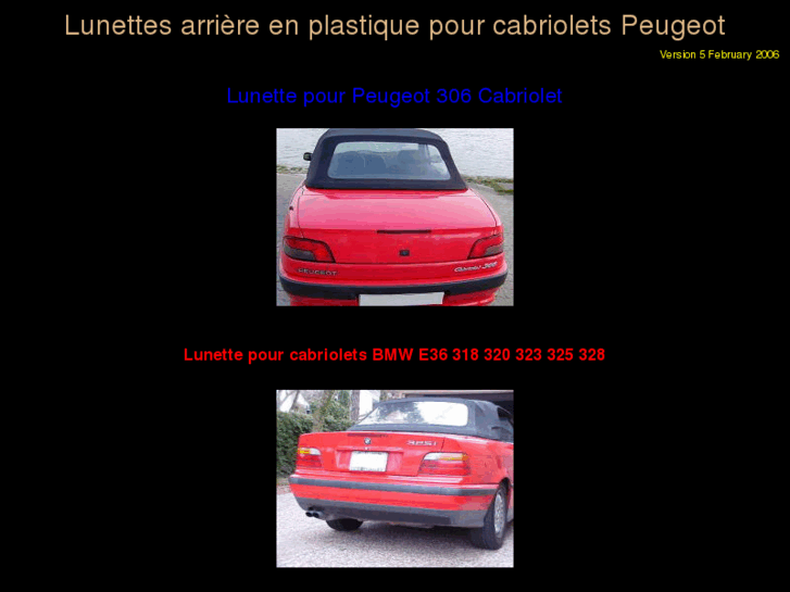 www.lunette-peugeot-cabriolet.com