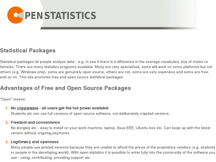 www.openstatistics.com