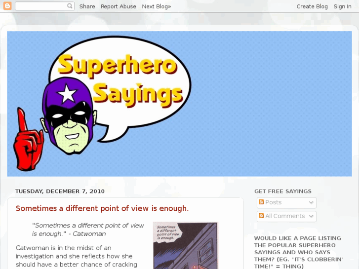 www.superherosayings.com