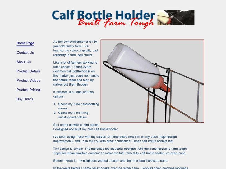 www.calfbottleholder.com