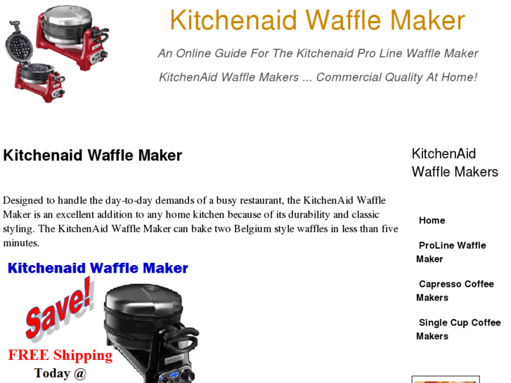 www.kitchenaidwafflemaker.net