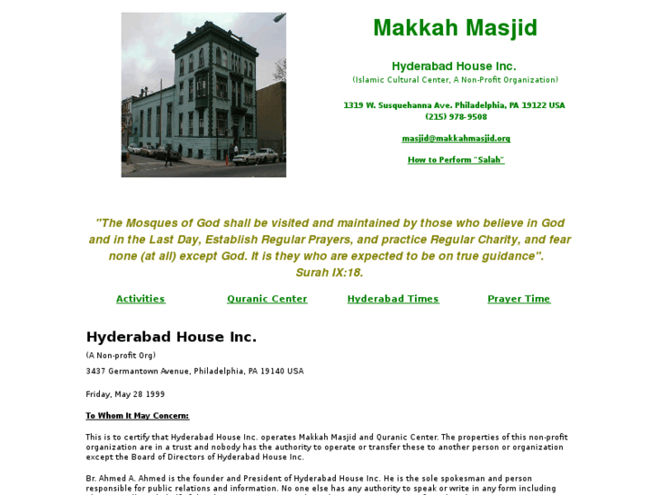 www.makkahmasjid.org