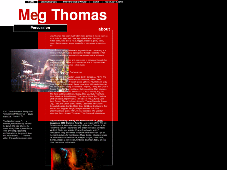 www.megthomaspercussion.com