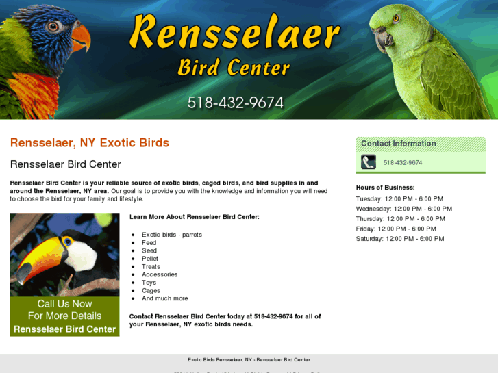 www.parrotsrensselaer.com