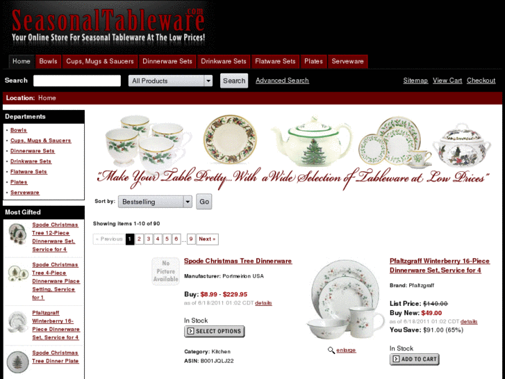 www.seasonaltableware.com