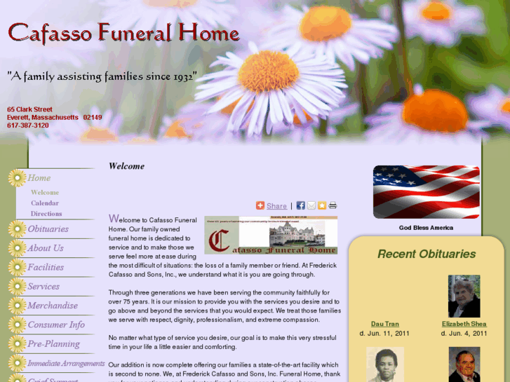 www.cafassofuneralhome.com