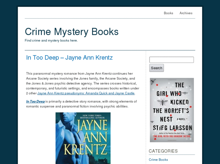 www.crimemysterybooks.com