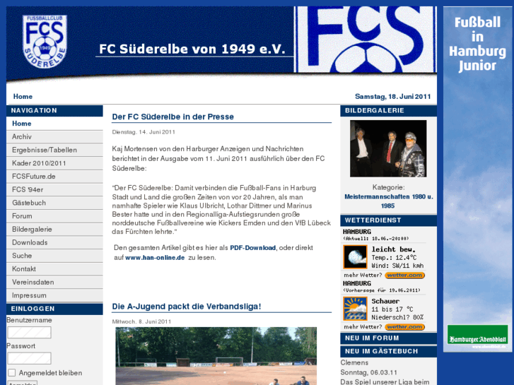 www.fcsuederelbe.de